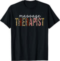 massage therapist Leopard Print Funny Appreciation Apparel Premium Print Fan Favorite