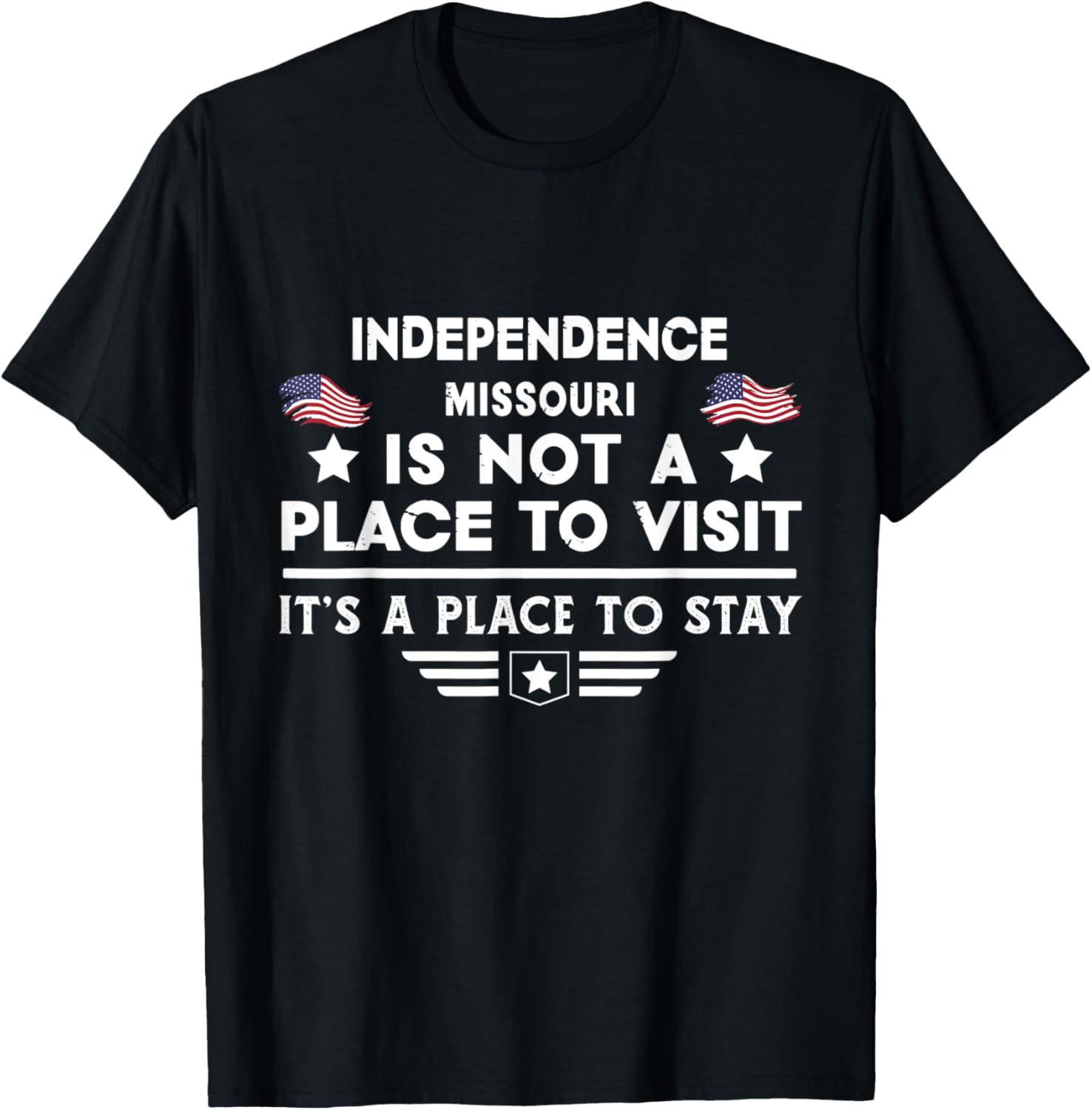 Independence Missouri Place to stay USA Town Home City Apparel | Google Shopping Optimized | High CTR Boost