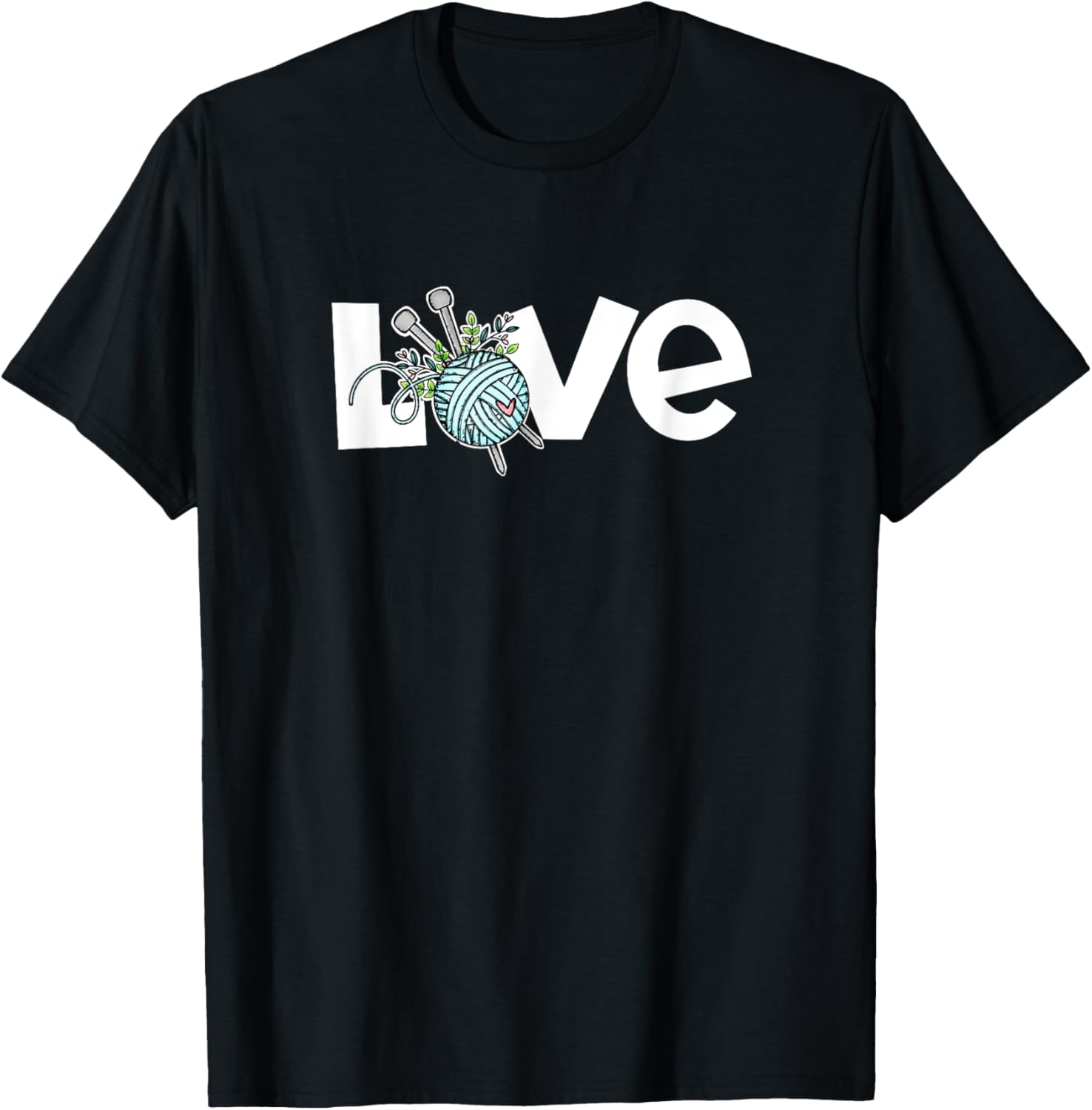 LOVE with Knitting Needles and Yarn - Gift for Knitter Yarn Supply | Premium Quality | Best Seller Choice