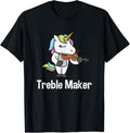 Violinist Shirt for Girls - Treble Maker Unicorn Violin Gift T-Shirt | Trending 2025 | Must-Have Style