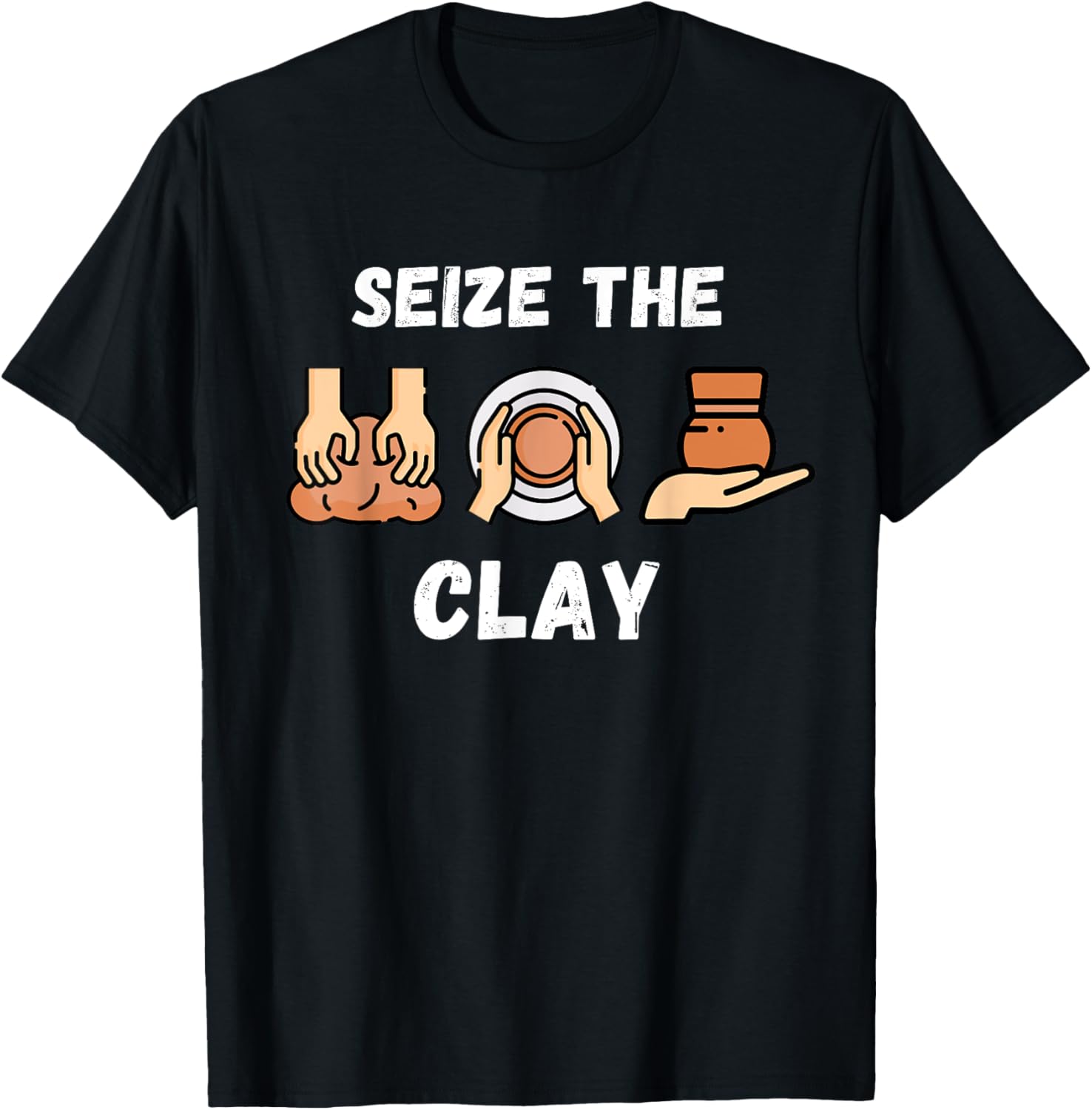 Vintage Pottery Seize The Clay Retro Pottery Lover Apparel | High Search Volume | Aesthetic Fit