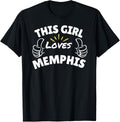 Fun Graphic-This Girl Loves Memphis Apparel | High Search Volume | Aesthetic Casual Look