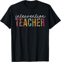 Intervention Teacher Life Leopard Educator Appreciation Apparel Premium Print Gift Ready
