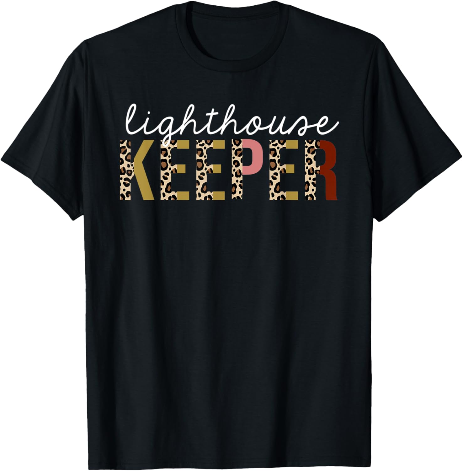 Lighthouse Keeper Leopard Print Funny Appreciation Apparel Streetwear Style US Top Pick