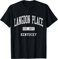 Langdon Place Kentucky KY JS04 Vintage Athletic Sports Apparel | Bestseller Style | High CTR Boost