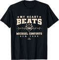My Heart Beats for Michael Conforto Valentines Day Baseball Apparel | Premium Quality