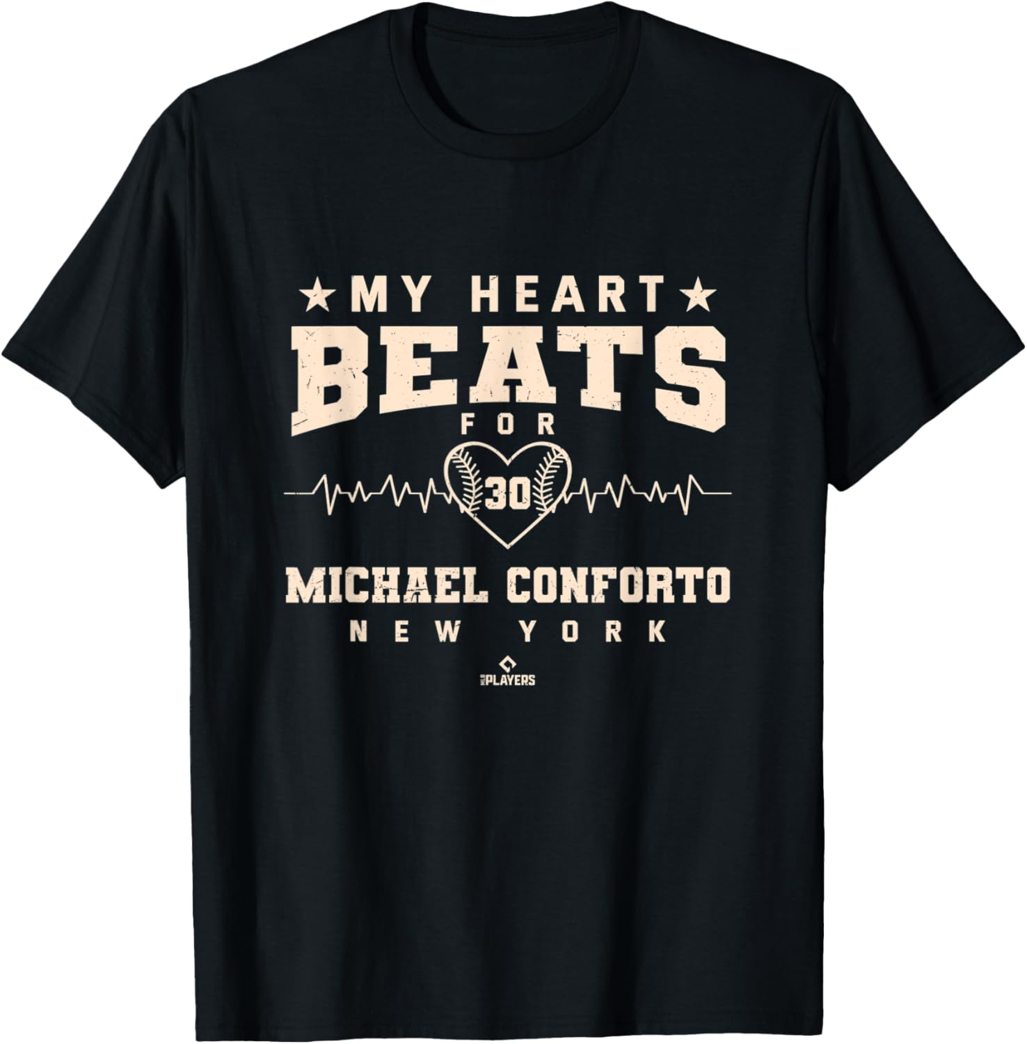 My Heart Beats for Michael Conforto Valentines Day Baseball Apparel | Premium Quality