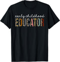 Early Childhood Educator Leopard Print Funny Appreciation Apparel Comfort Fit Gift Ready