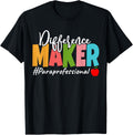 Difference Maker Paraprofessional Funny Teacher Aide T-Shirt for Men Women T-Shirt | Best Seller Pick | Comfort Daily We...