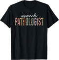 Speech Pathologist Leopard Print Funny Appreciation Apparel Comfort Fit Fan Favorite