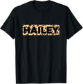 Funny Hailey Leopard Print Personalized Name Hailey Apparel High Search Demand US Top Pick