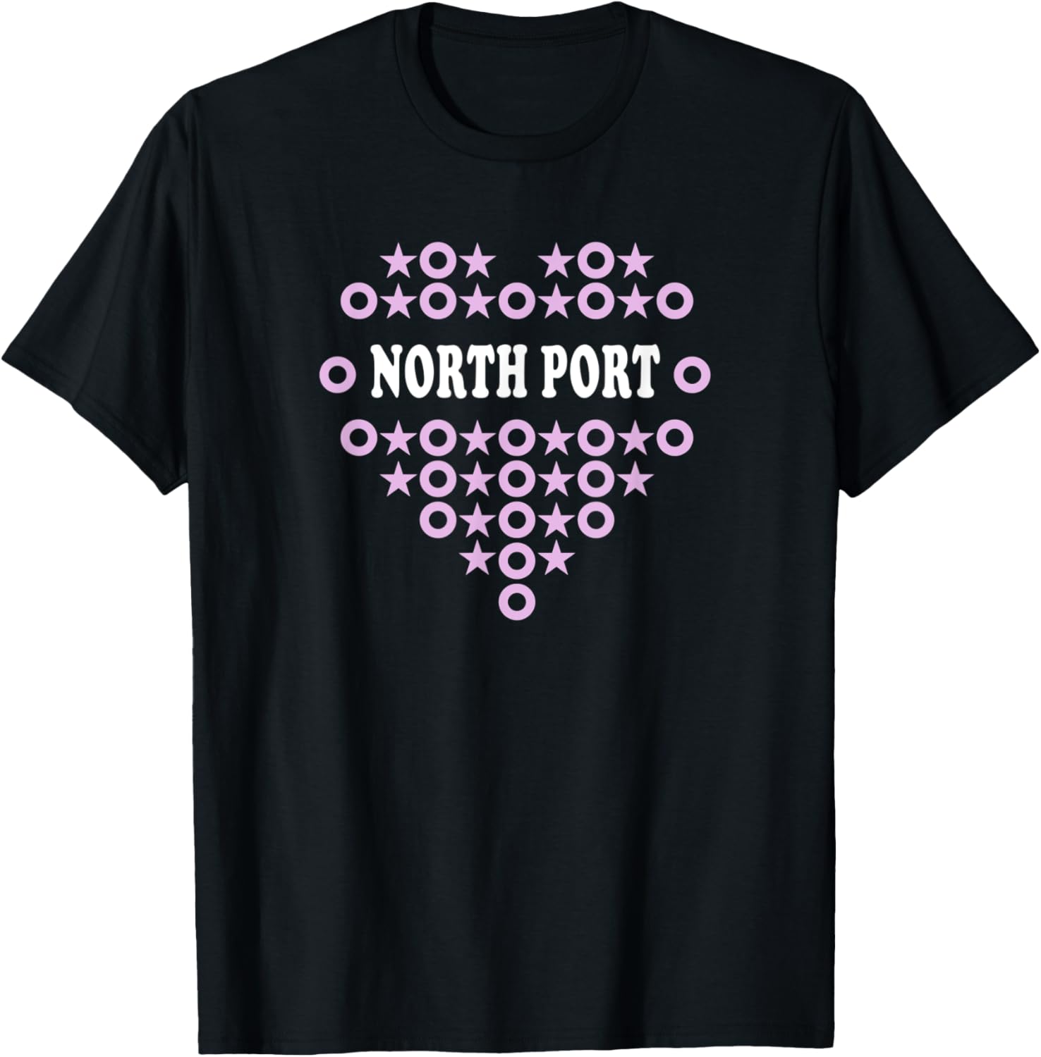 North Port Pink Heart A Great Place Apparel | Top Conversion Title | Perfect Gift Choice