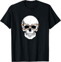 Skull with Cheetah Print Glasses Leopard Skull Skull Apparel Viral TikTok Find Gift Ready