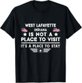 West Lafayette Indiana Place to stay USA Town Home City Apparel | US Viral Pick | High CTR Boost
