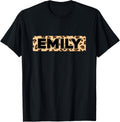 Funny Emily Leopard Print Personalized Name Emily Apparel Premium Print Gift Ready