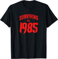Surviving Est. 1985 80's Slasher Horror Movie Birth Year Apparel | Trending 2025