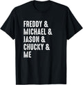 Freddy Michael Jason Chucky & Me Halloween Apparel | Viral Streetwear Style