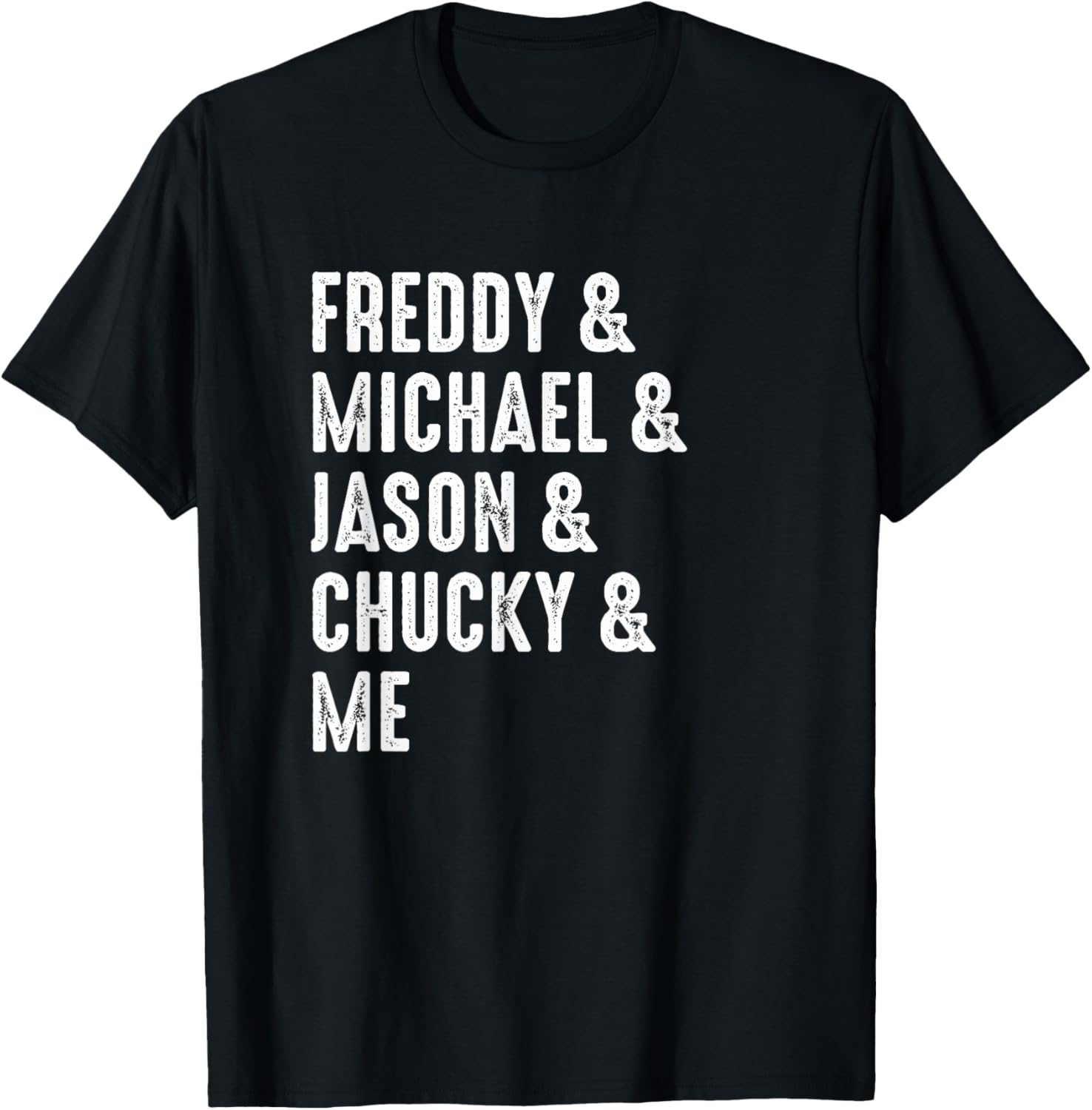 Freddy Michael Jason Chucky & Me Halloween Apparel | Viral Streetwear Style
