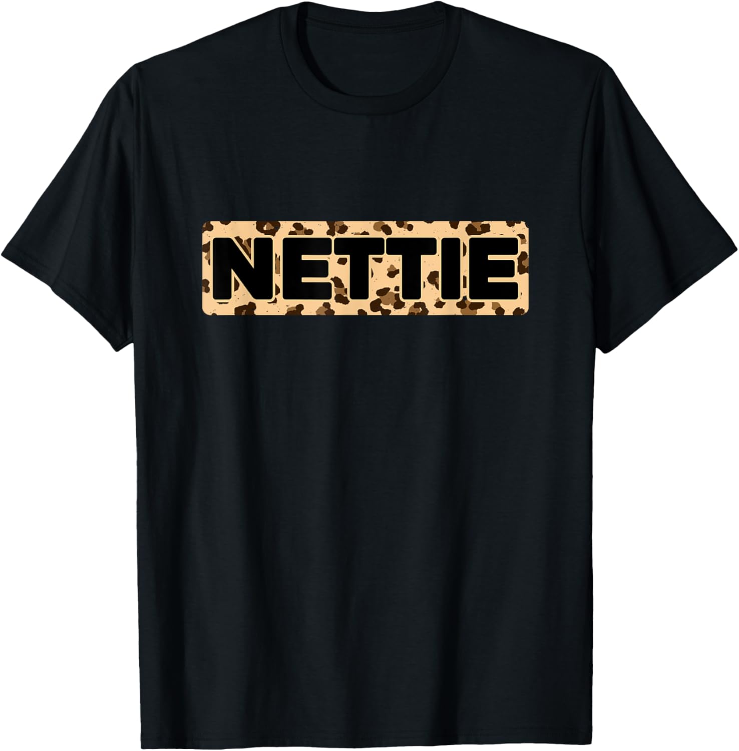 Funny Nettie Leopard Print Personalized Name Nettie Apparel Trending US Everyday Wear
