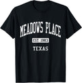 Meadows Place Texas TX JS04 Vintage Athletic Sports Apparel | Premium Quality | Customer Favorite