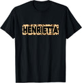 Funny Henrietta Leopard Print Personalized Name Henrietta Apparel Viral TikTok Find Fan Favorite