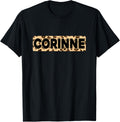 Funny Corinne Leopard Print Personalized Name Corinne Apparel Comfort Fit Everyday Wear