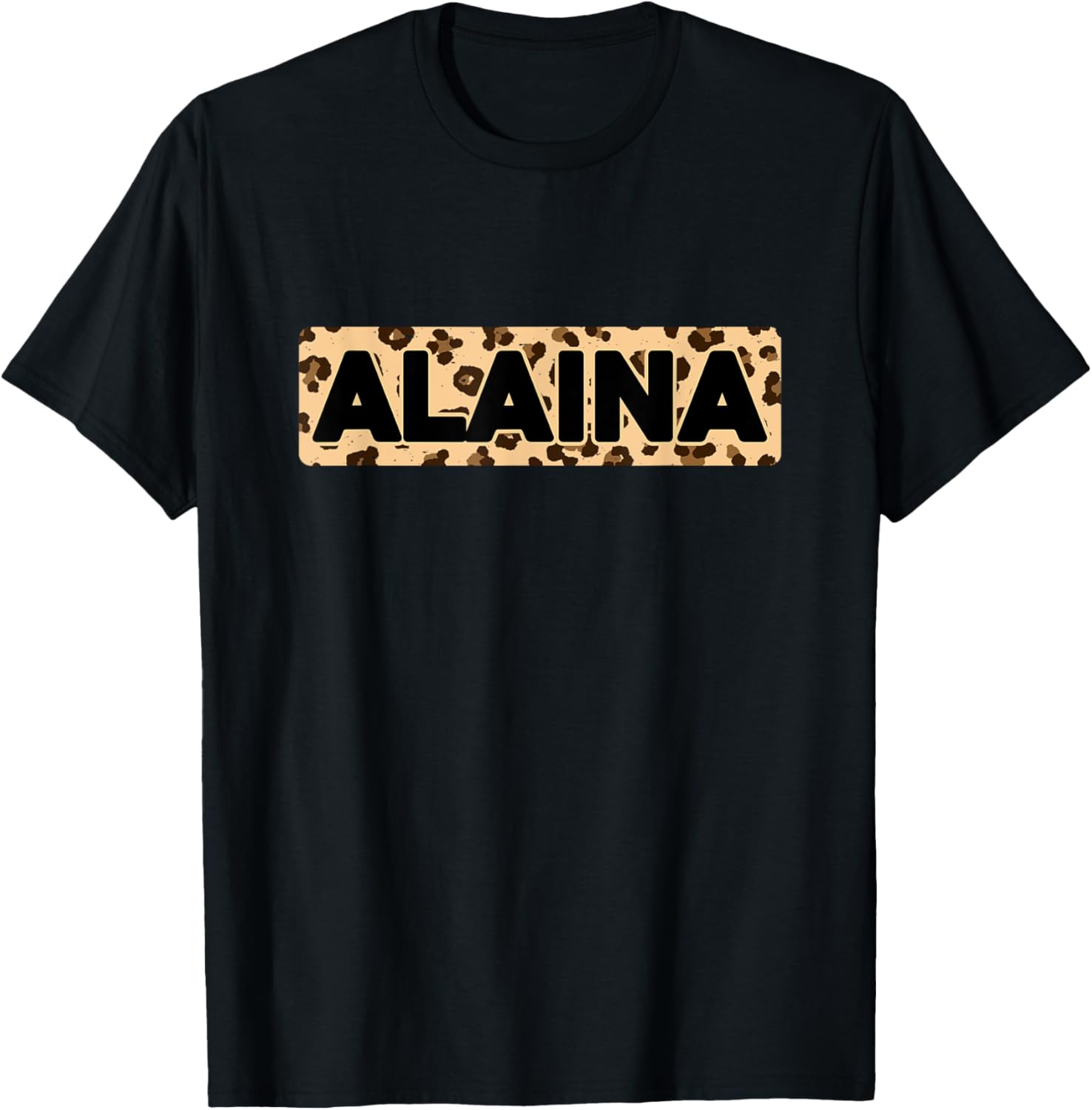 Funny Alaina Leopard Print Personalized Name Alaina Apparel Streetwear Style Gift Ready