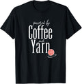Powered By Coffee and Yarn, Knitting Hobby Yarn Supply | Viral US Pick | High CTR Title