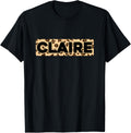 Funny Claire Leopard Print Personalized Name Claire Apparel High Search Demand US Top Pick