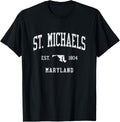 St. Michaels MD Vintage Athletic Sports JS01 Apparel | Premium Quality