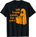 Will Trade Candy For Yarn Funny Halloween Yarn Supply | Top Rated | Perfect for Crafters