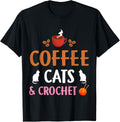 Funny Coffee Cats & Crochet Design For Cat Yarn Knitting Yarn Supply | Trending 2025 | Best Seller Choice