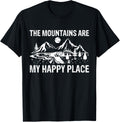 The Mountains are My Happy place Apparel | US Viral Pick | Daily Wear Essential
