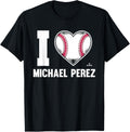 I Heart Michael Perez Prospect Baseball Fan Gear Apparel | Premium Quality
