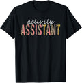 Activity Assistant Leopard Print Funny Appreciation Apparel Streetwear Style Gift Ready
