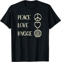 Peace Love Hygge Warm and Cozy Heart and Ball of Yarn Yarn Supply | Viral US Pick | Best Seller Choice