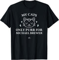 Cat Lovers for Michael Brewer Prospect Baseball Fan Gear Apparel | Perfect Gift Idea