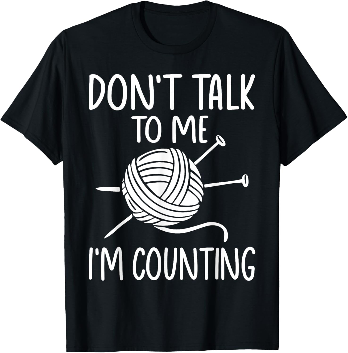 Don't Talk To Me I'm Counting Yarn Fun Crocheting Yarn Supply | Top Rated | High CTR Title