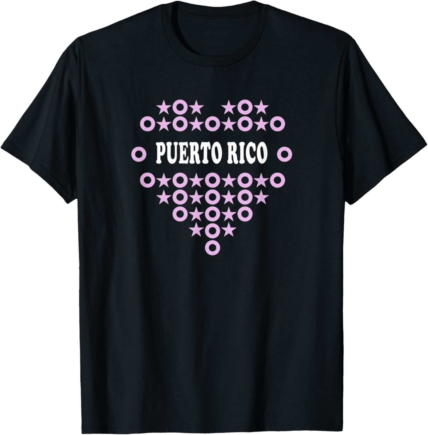 Puerto Rico Pink Heart A Great Place Apparel | Bestseller Style | Aesthetic Casual Look