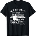 My Studio Is My Man Cave DJ Beat Maker Music Producer Men Apparel | US Viral Style | Aesthetic Fit