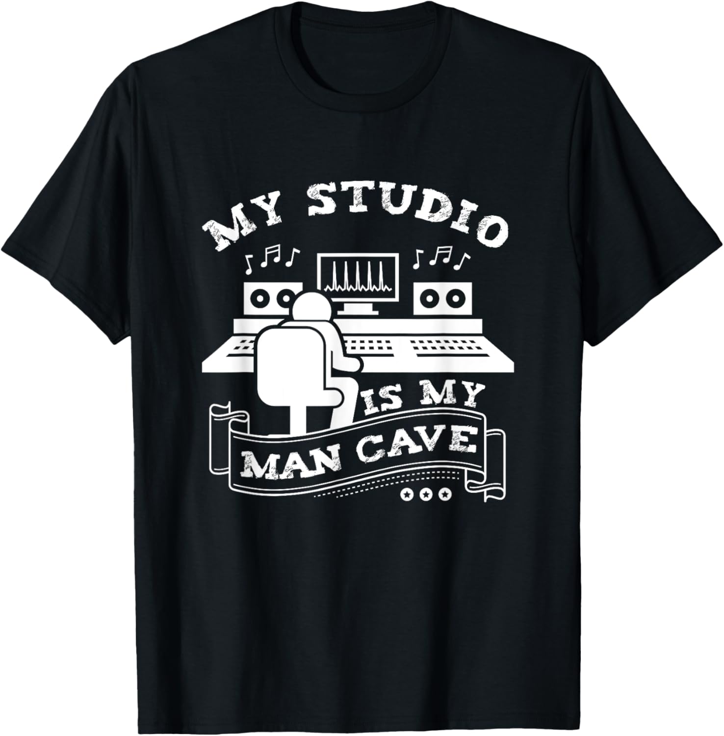 My Studio Is My Man Cave DJ Beat Maker Music Producer Men Apparel | US Viral Style | Aesthetic Fit
