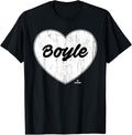 Distressed Heart Michael Boyle Prospect Baseball Fan Gear Apparel | Viral Streetwear Style