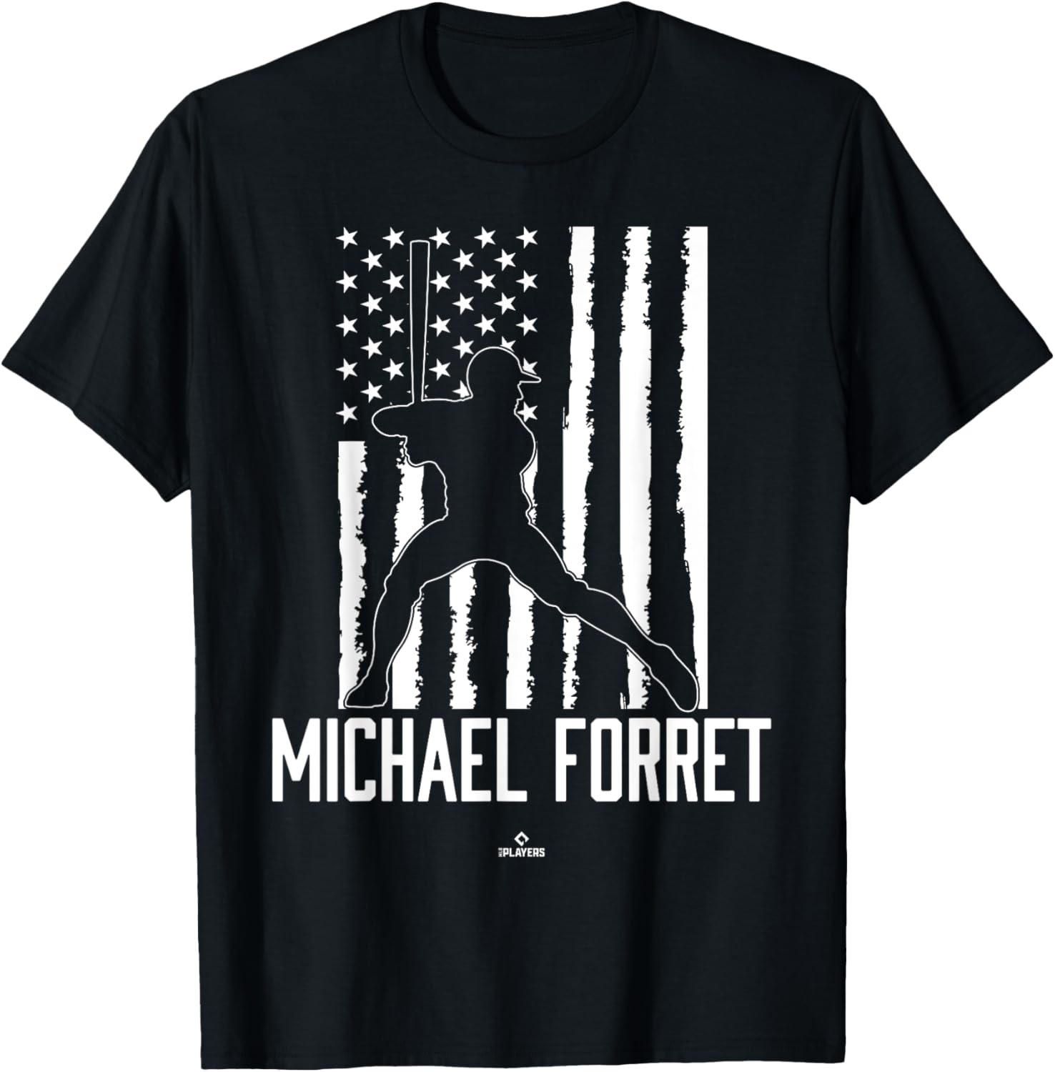 Distressed Flag Swing Michael Forret Prospect Baseball Fan Apparel | Viral Streetwear Style
