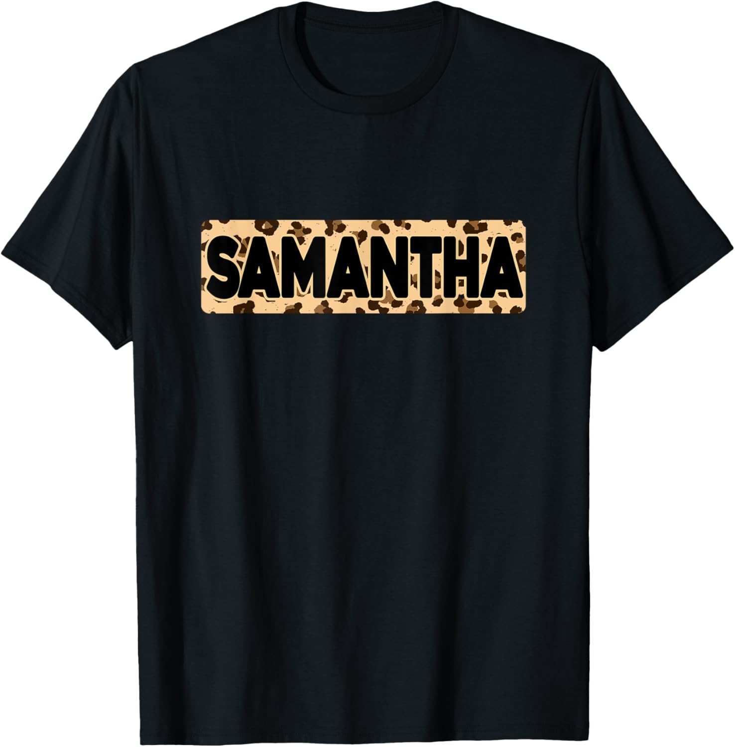 Funny Samantha Leopard Print Personalized Name Samantha Apparel Comfort Fit US Top Pick