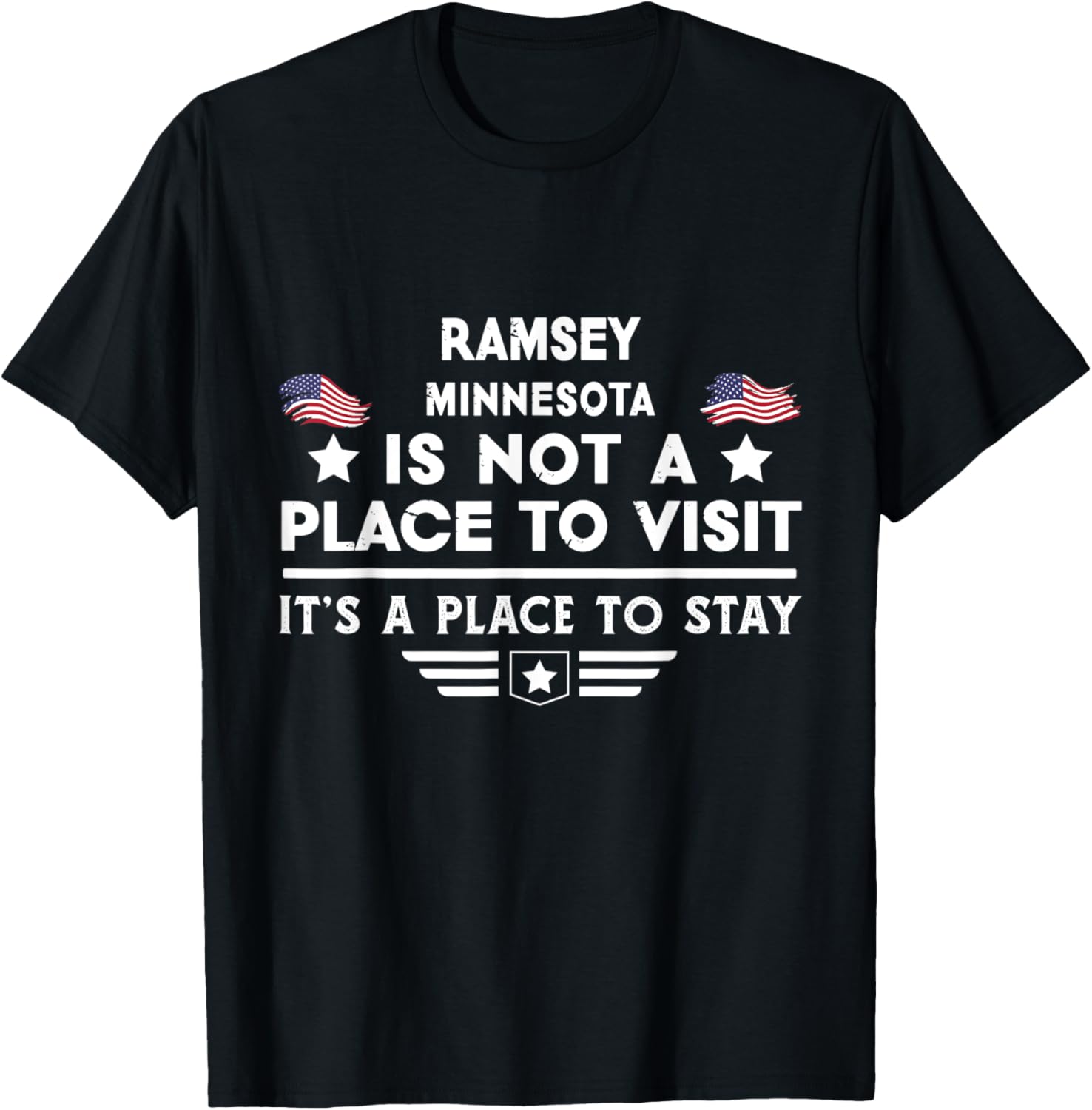 Ramsey Minnesota Place to stay USA Town Home City Apparel | US Viral Pick | Aesthetic Casual Look