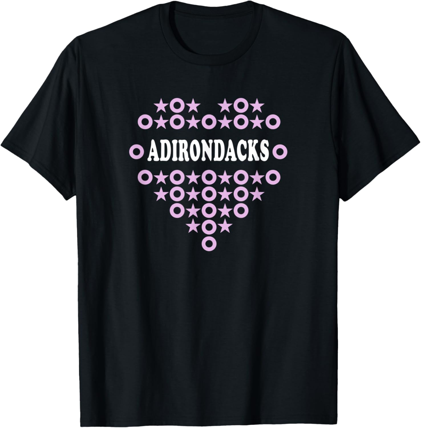 Adirondacks Pink Heart A Great Place Apparel | Google Shopping Optimized | Perfect Gift Choice