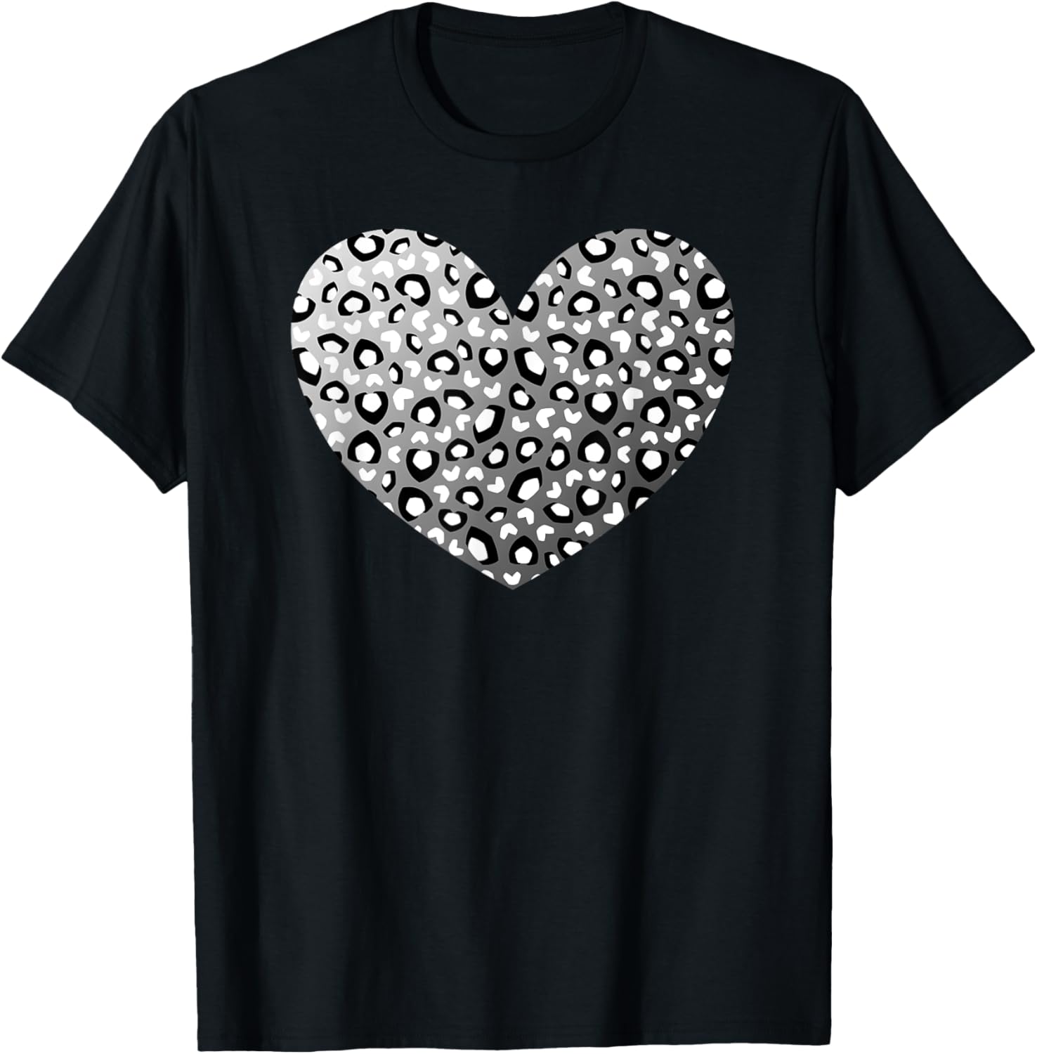 Black Leopard Heart Pattern Cheetah Print White Gray Apparel Viral TikTok Find Fan Favorite