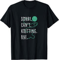 Crochet Knitter Wool Textile Patterns Art Knitting Yarn Craft Fiber Artist Sew Funny T-Shirt - Black, Small - Women's...