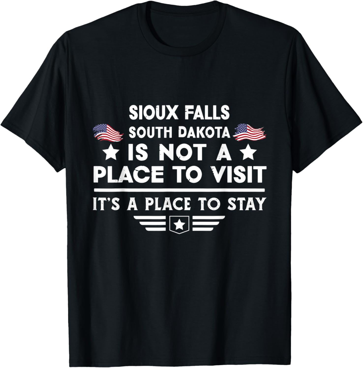 Sioux Falls South Dakota Place to stay USA Town Home City Apparel | Google Shopping Optimized | Daily Wear Essential
