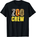 Zoo Crew Animal Print for Kids or Adults Zoo Group Apparel Comfort Fit Best Seller Look